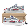 American Peace Flag Print Skate Shoes-grizzshop