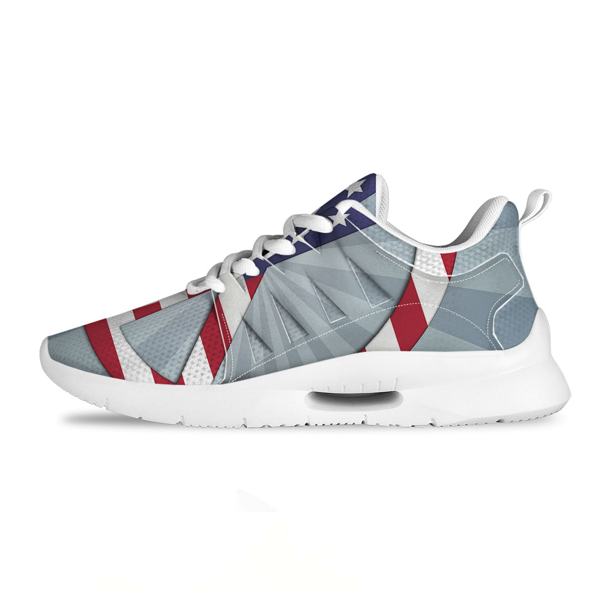 American Peace Flag Print Tennis Shoes-grizzshop