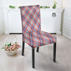 American Plaid 4th of July Print Dining Chair Slipcover-grizzshop