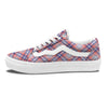 American Plaid 4th of July Print Skate Shoes-grizzshop