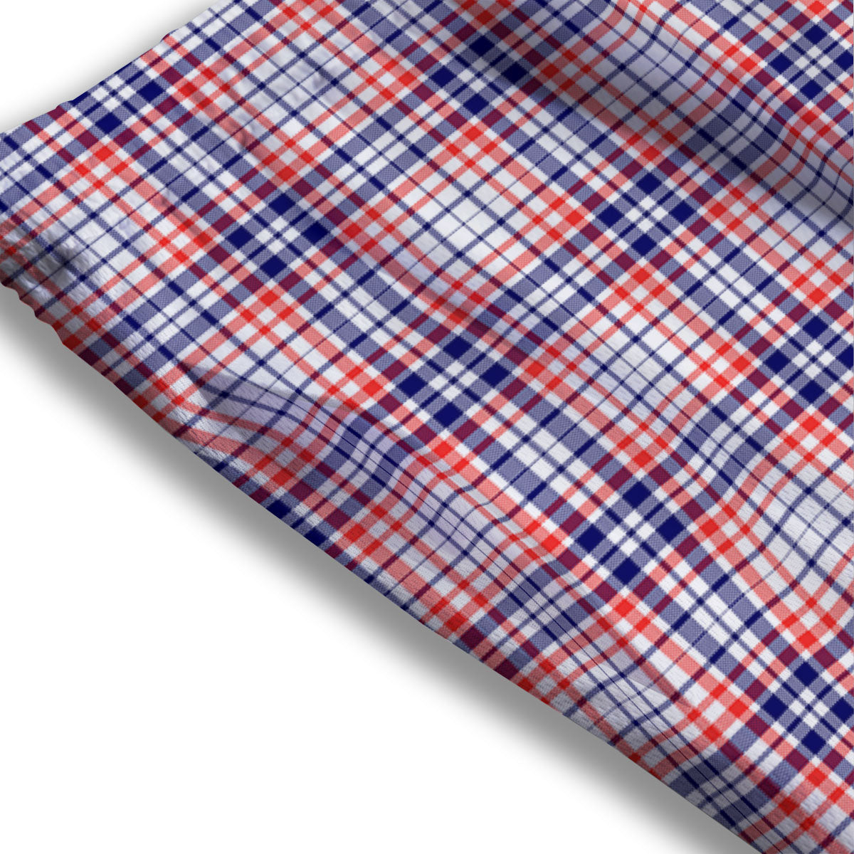 American Plaid Fourth of July Print Mesh Shorts