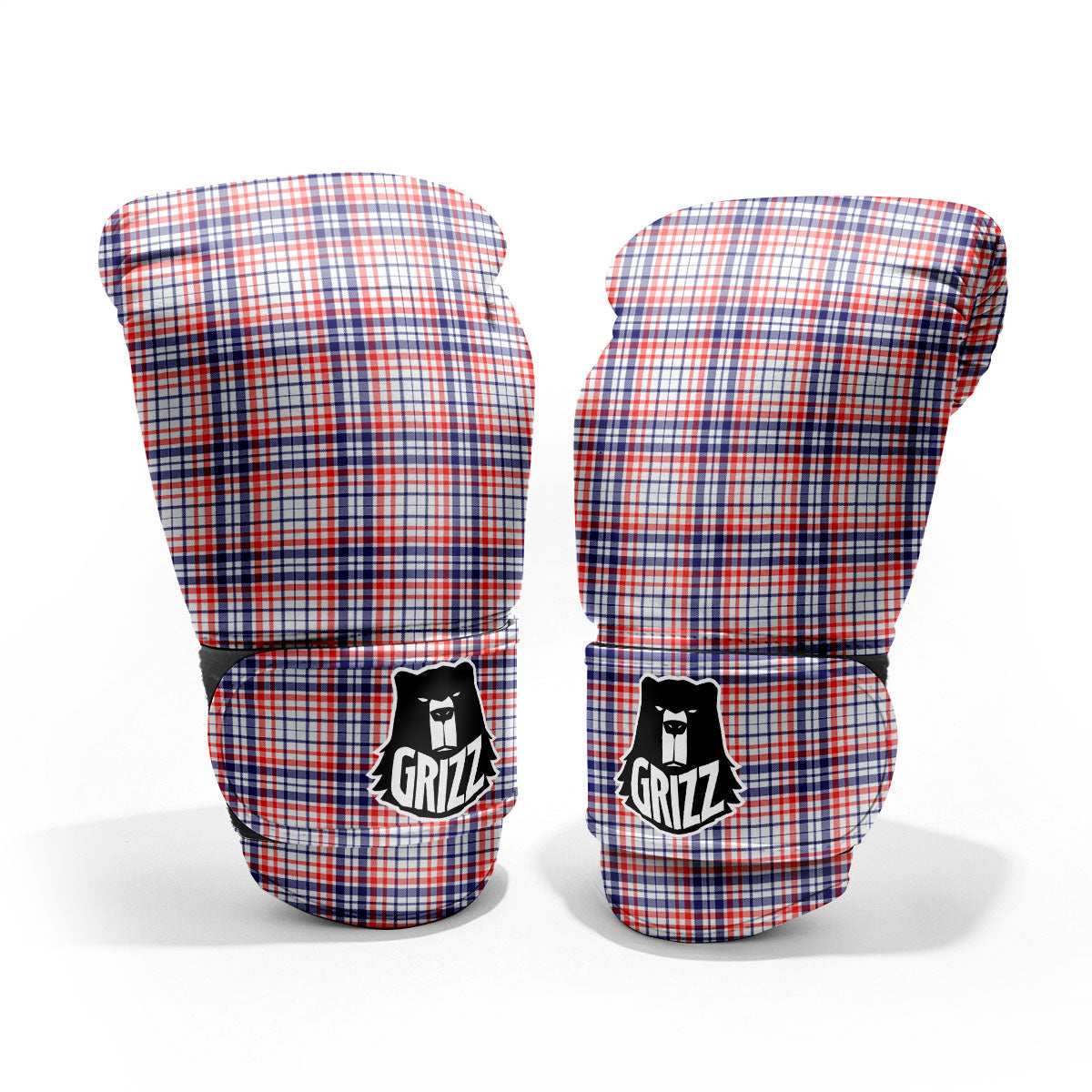 American Plaid Fourth of July Print Pro Boxing Glove