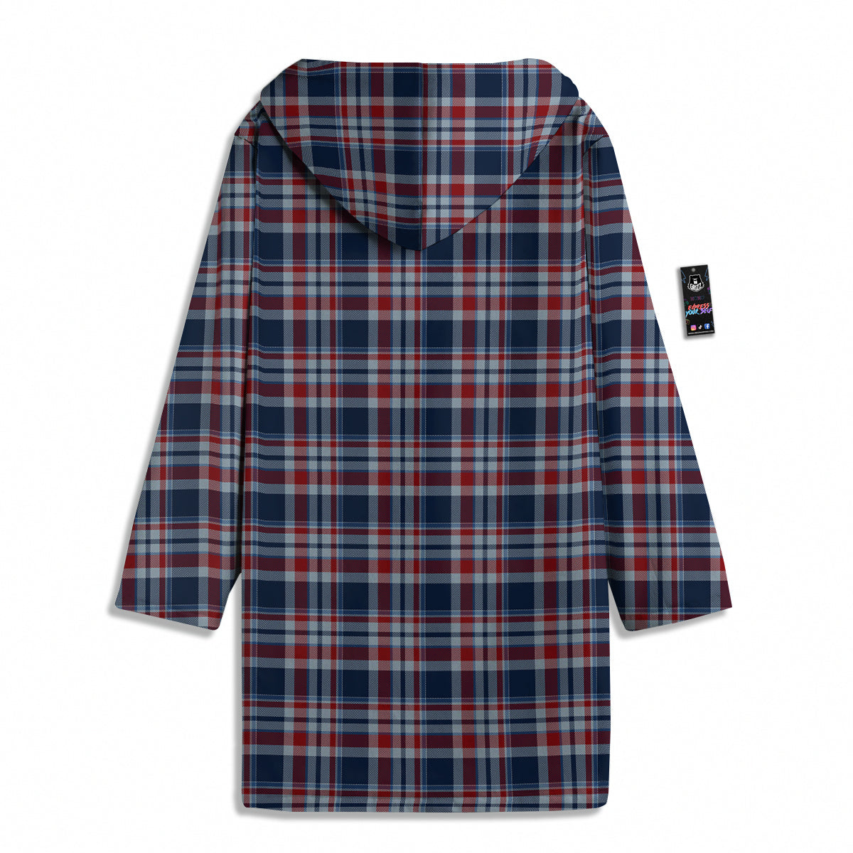 American Plaid Print Pattern Men's Windbreaker Jacket-grizzshop