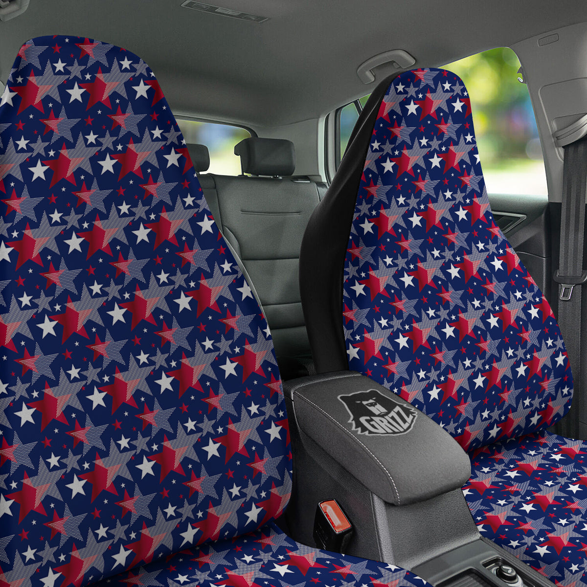American Star 4th of July Print Pattern Car Seat Covers-grizzshop