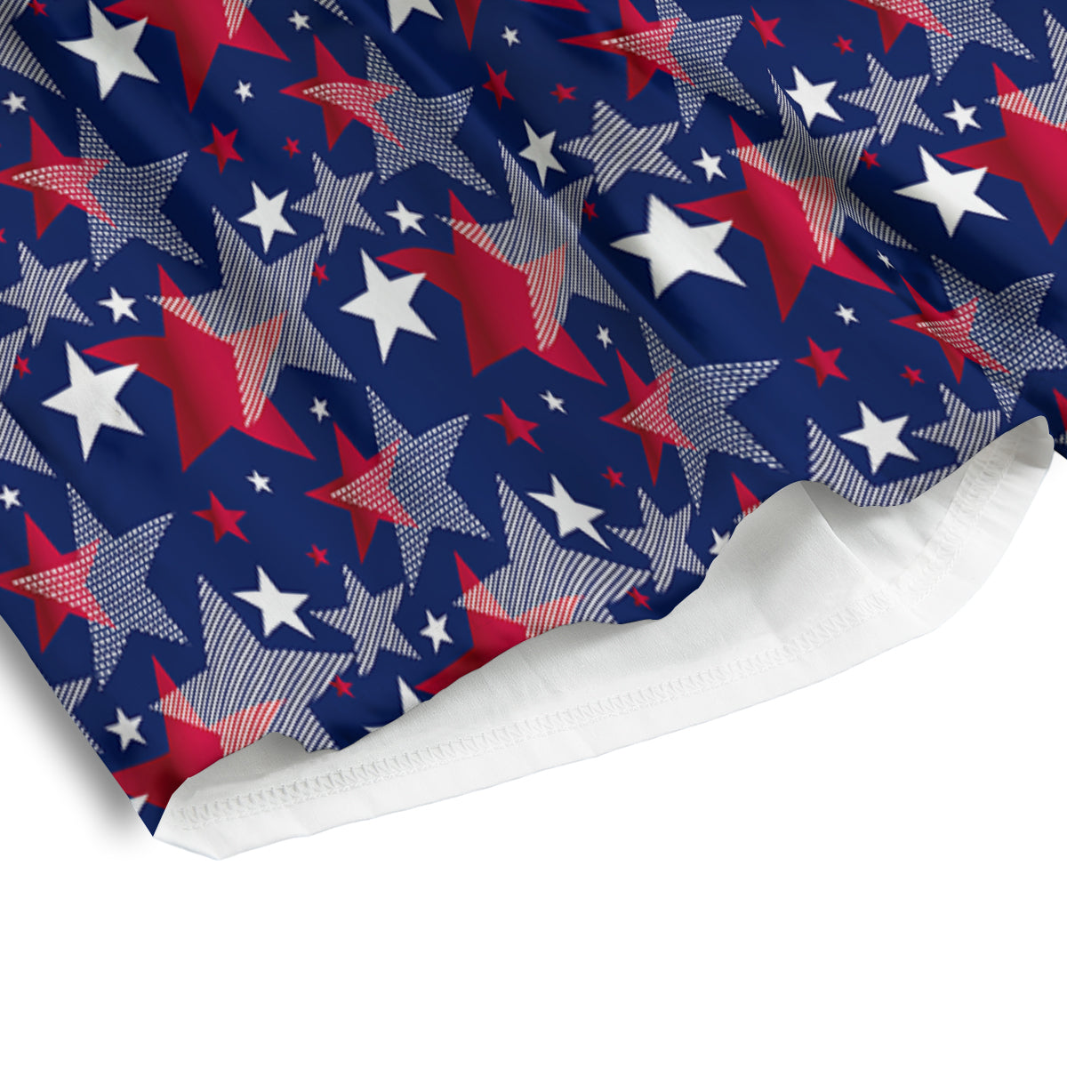 American Star 4th of July Print Pattern Men's Athletic Shorts