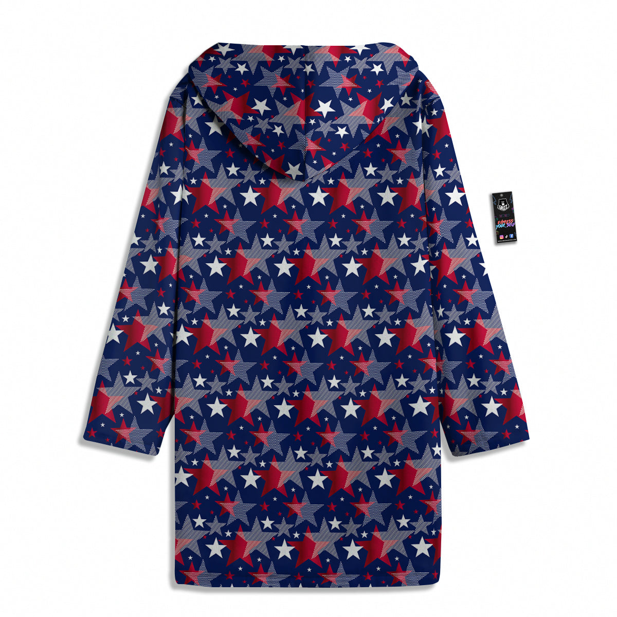 American Star 4th of July Print Pattern Men's Windbreaker Jacket-grizzshop