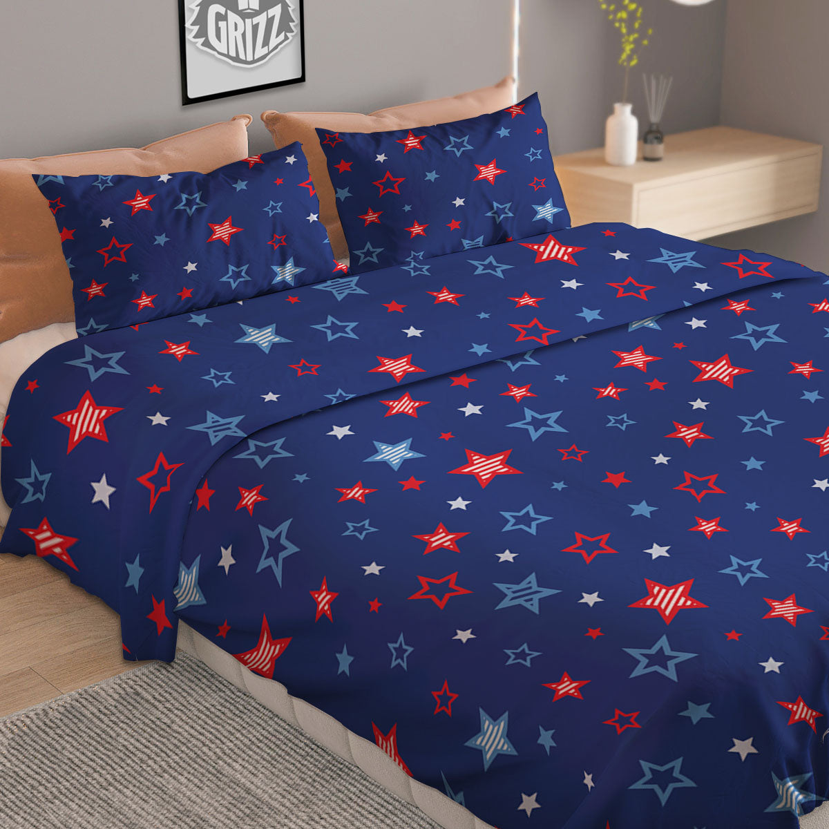 American Tribal Native Print Pattern Duvet Cover Bedding Set