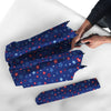 American Star Blue And Red Print Pattern Umbrella-grizzshop