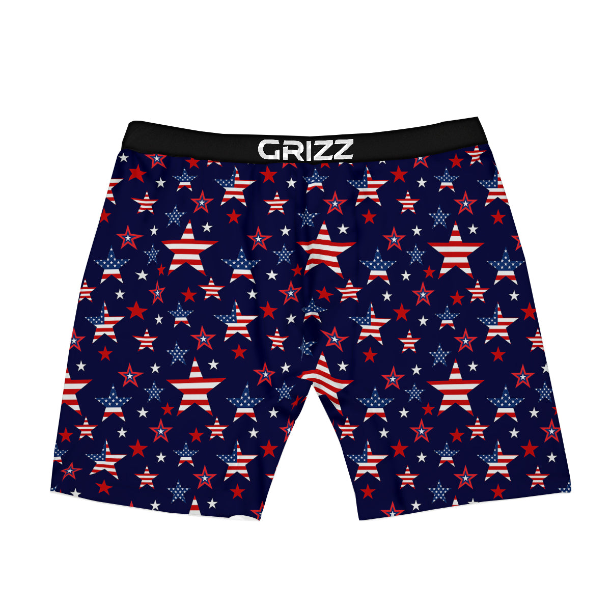 American Star Print Pattern Boxer Briefs-grizzshop