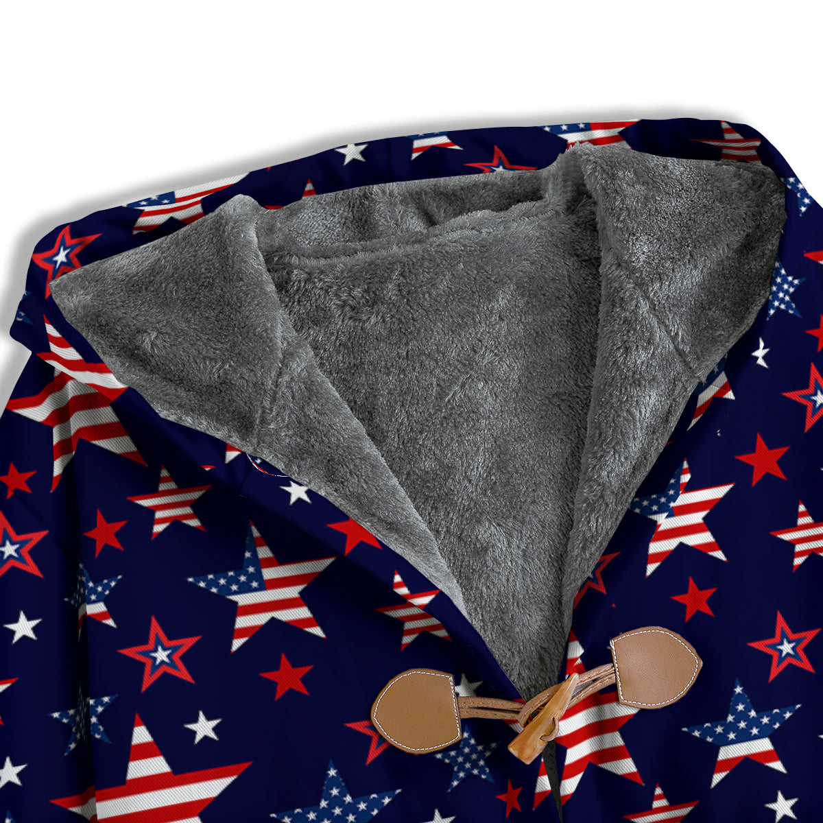American Star Print Pattern Men's Windbreaker Jacket-grizzshop