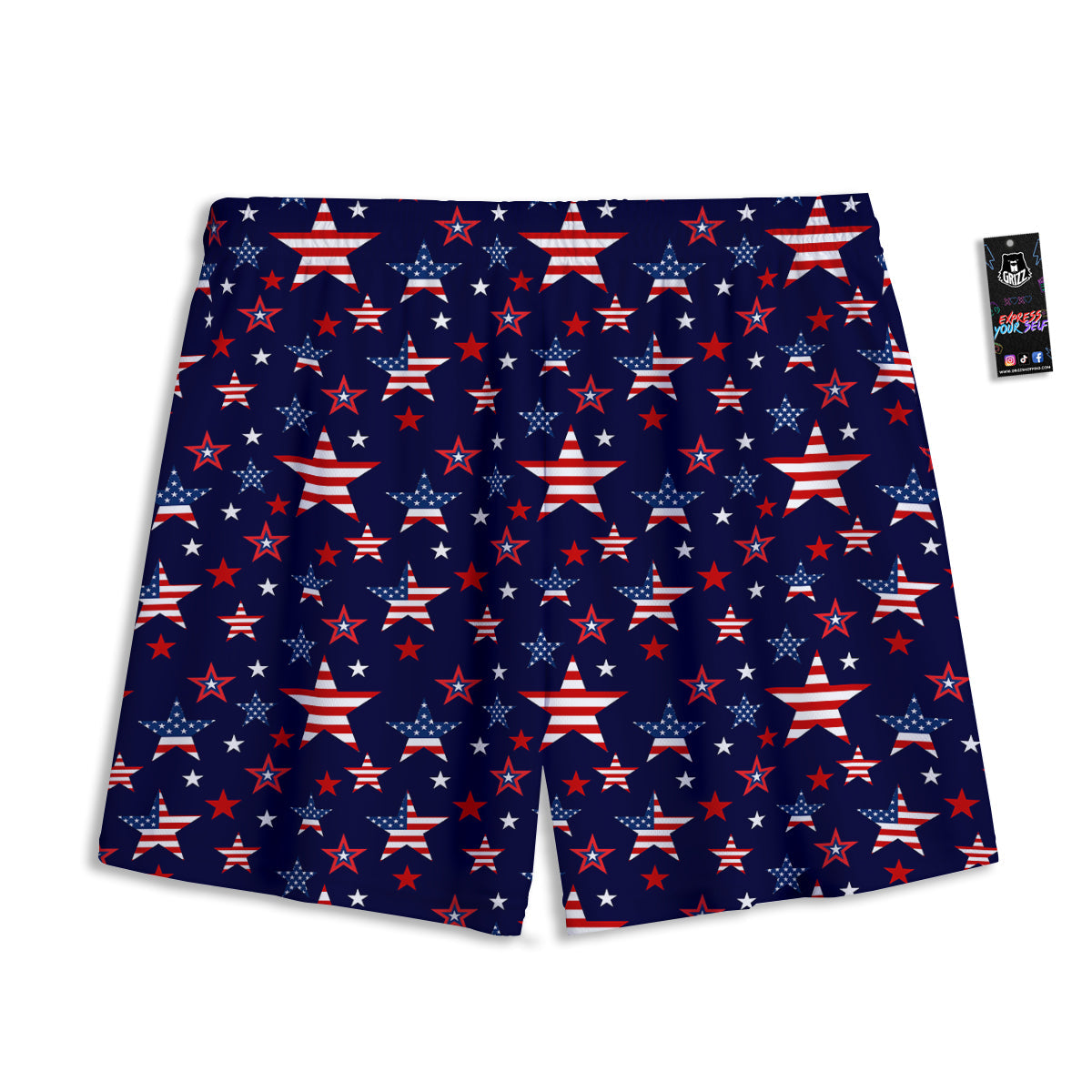 Bamboo And Cute Panda Print Pattern Mesh Shorts