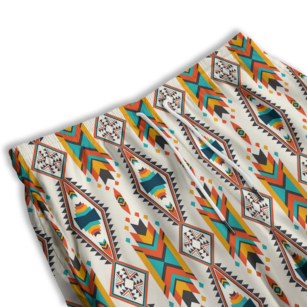 American Tribal Native Print Pattern Men's Athletic Shorts
