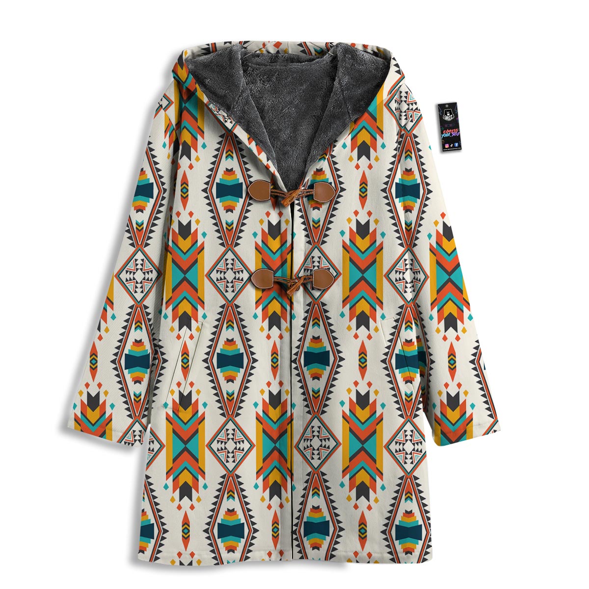 American Tribal Native Print Pattern Men's Windbreaker Jacket-grizzshop