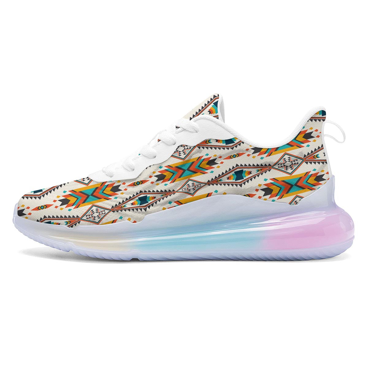 American Tribal Native Print Pattern Running Sneakers-grizzshop