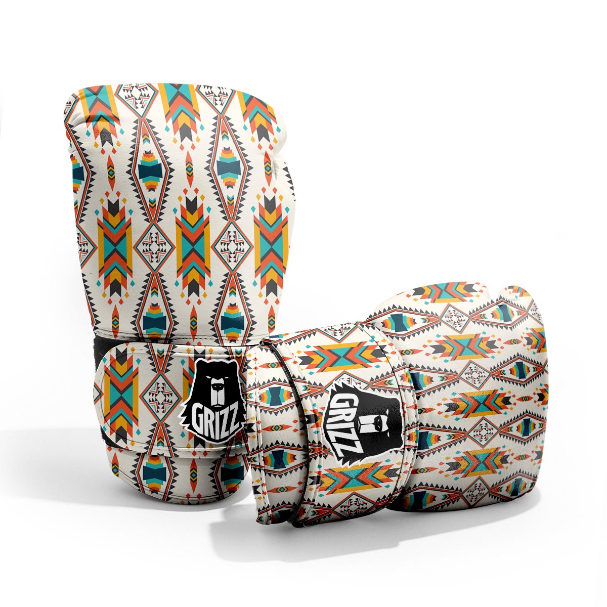American Tribal Native Print Pattern Pro Boxing Glove