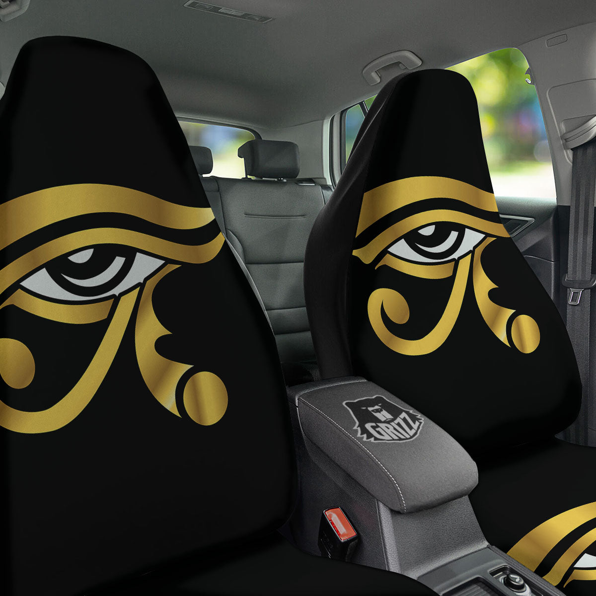Amulet Eye Of Horus Print Car Seat Covers-grizzshop