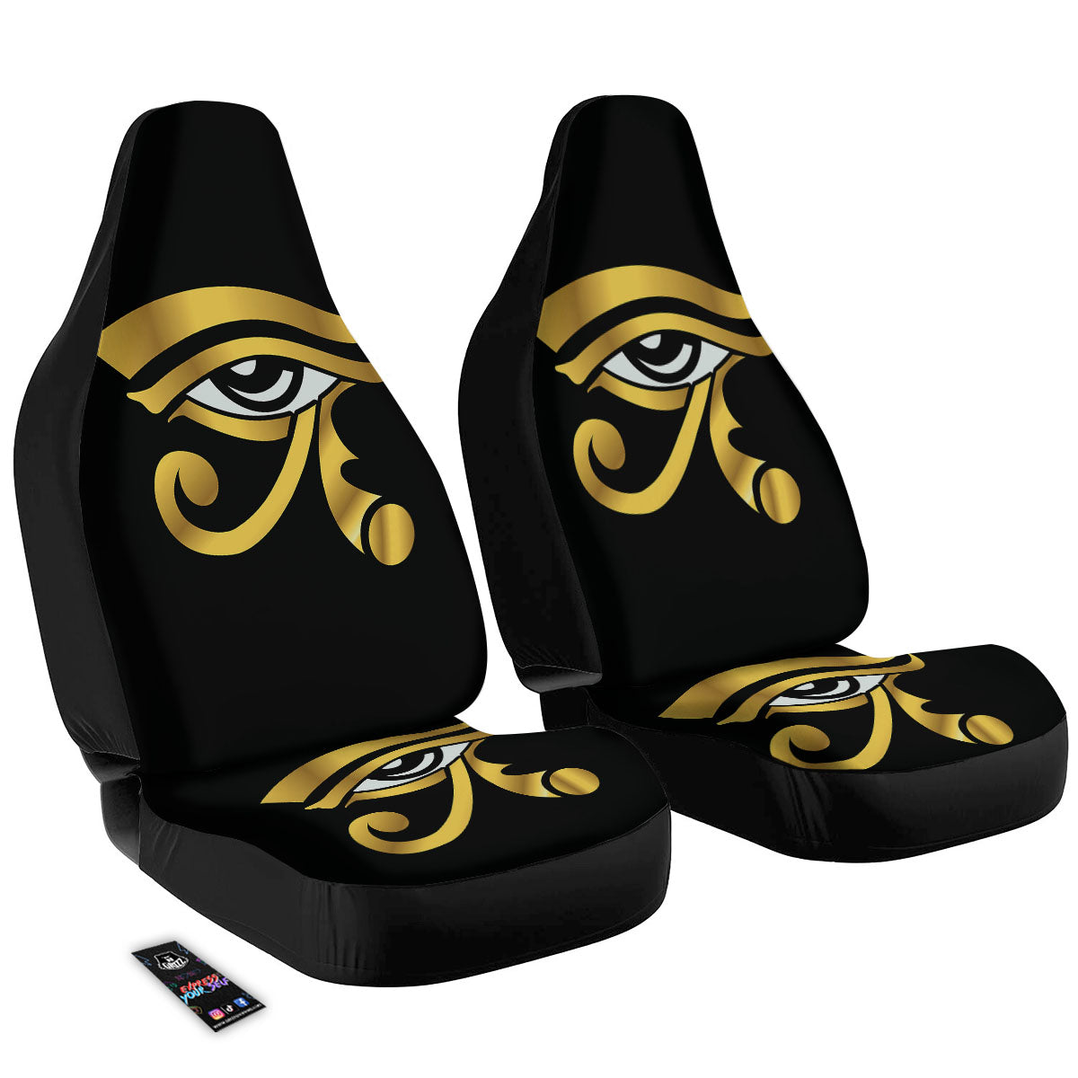 Amulet Eye Of Horus Print Car Seat Covers-grizzshop