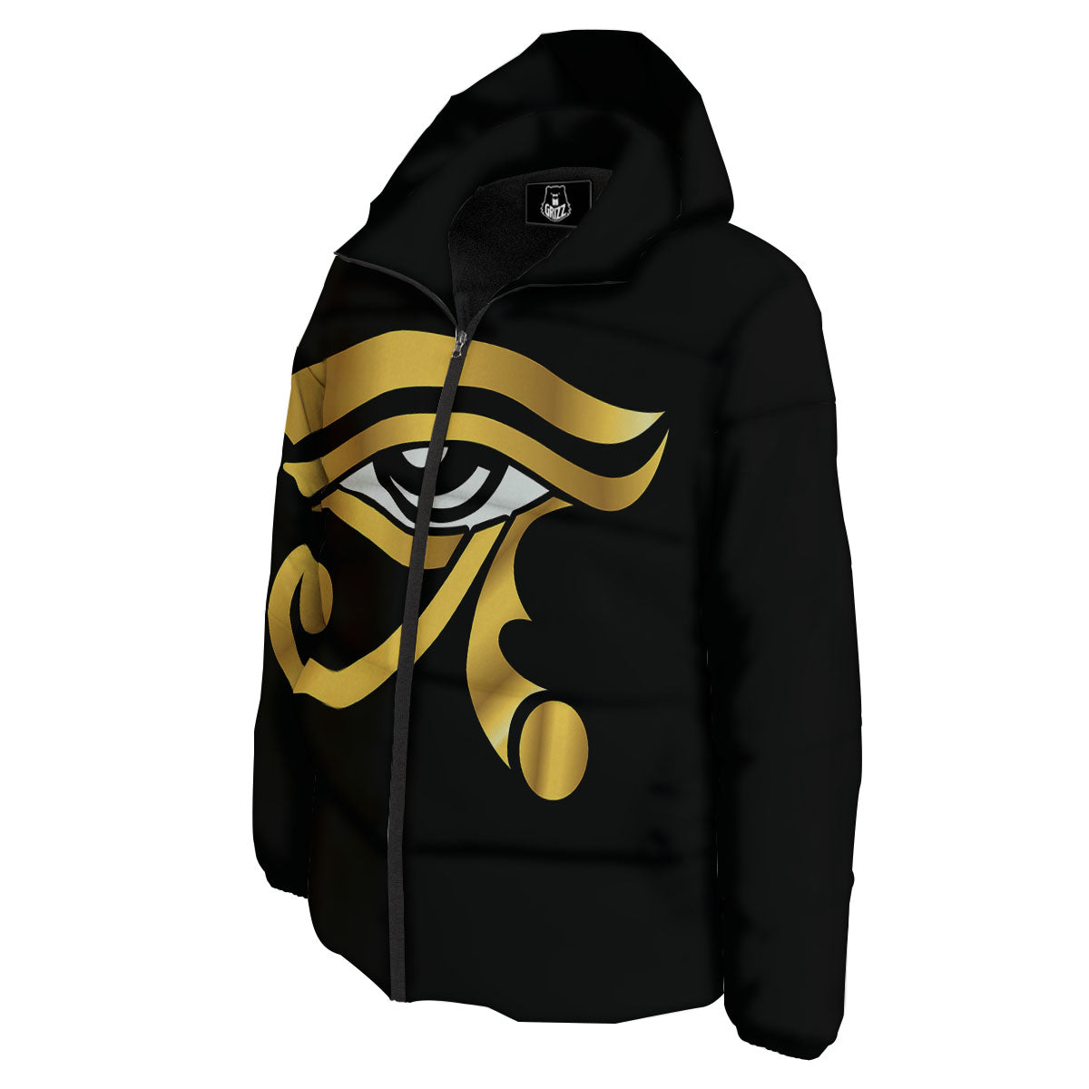 Amulet Eye Of Horus Print Down Jacket-grizzshop