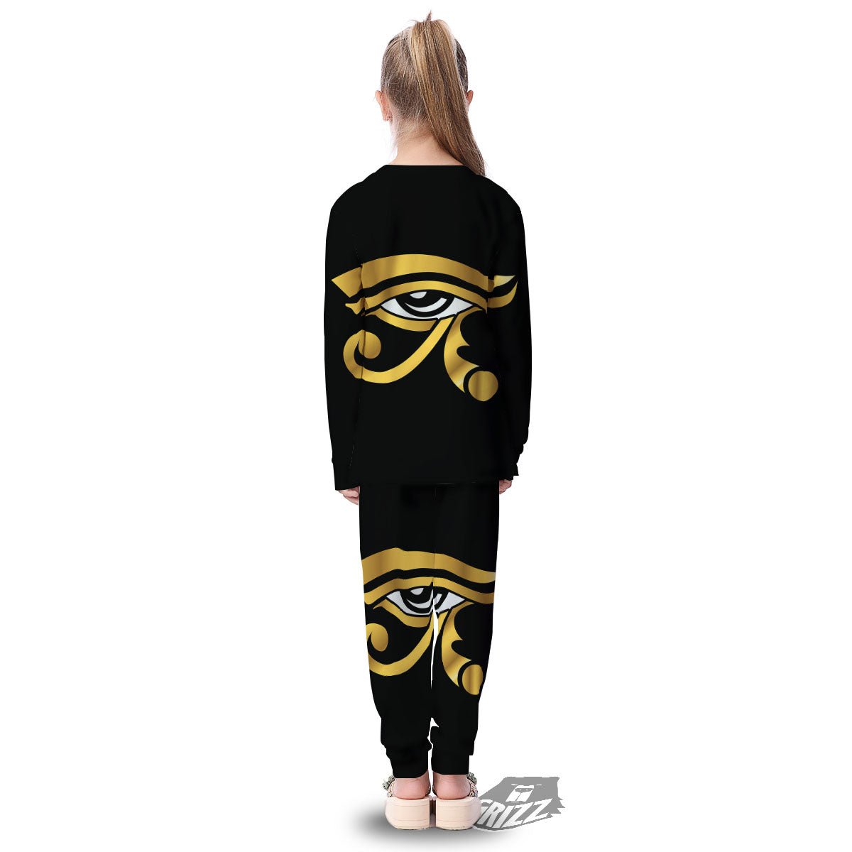 Amulet Eye Of Horus Print Kid's Pajamas-grizzshop