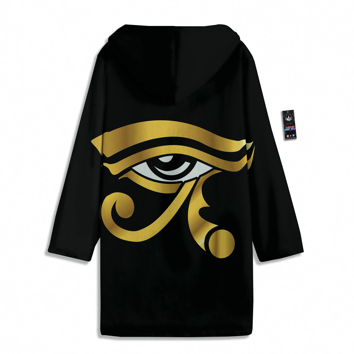 Amulet Eye Of Horus Print Men's Windbreaker Jacket-grizzshop