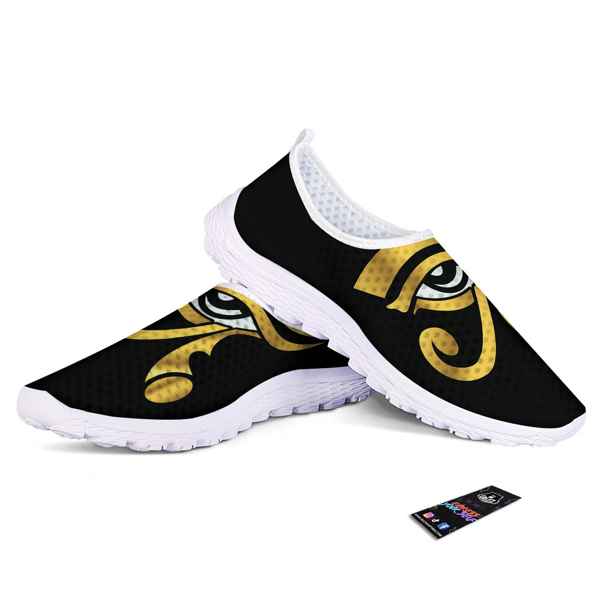 Amulet Eye Of Horus Print Nurse Shoes-grizzshop