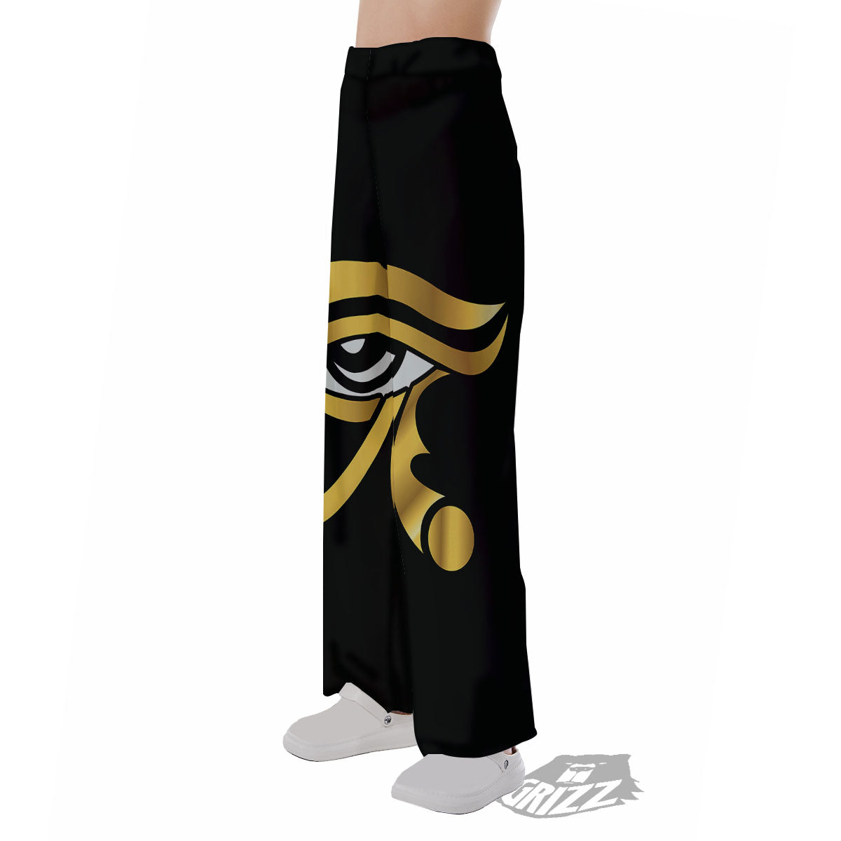Amulet Eye Of Horus Print Pajama Pants-grizzshop