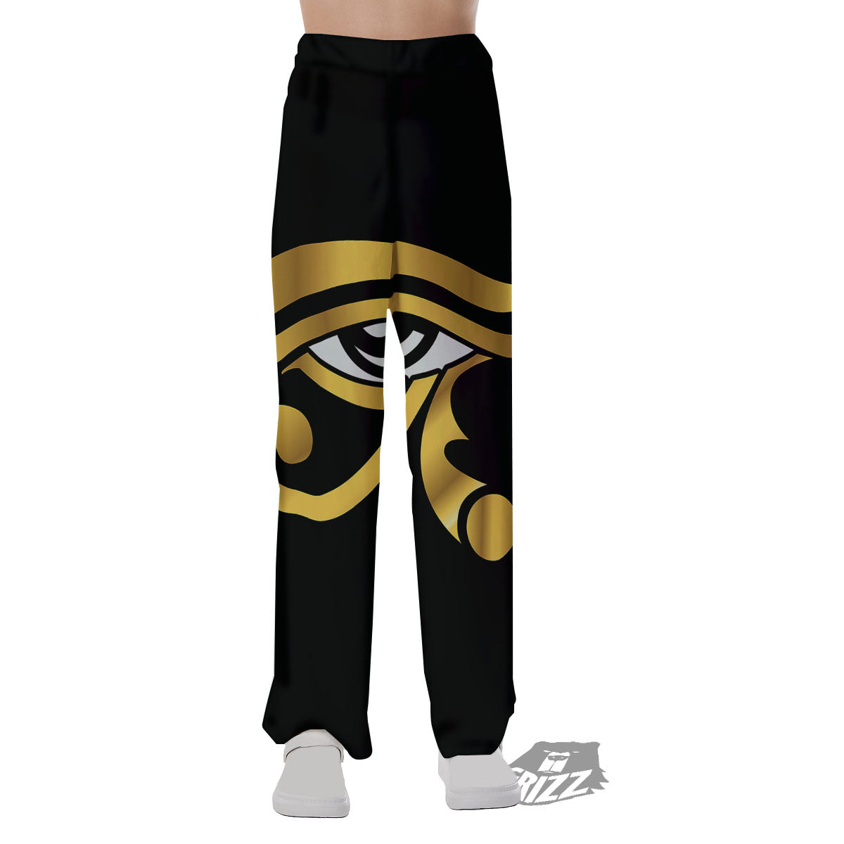 Amulet Eye Of Horus Print Pajama Pants-grizzshop