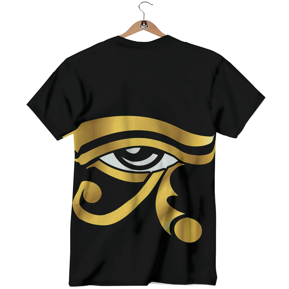 Amulet Eye Of Horus Print T-Shirt-grizzshop