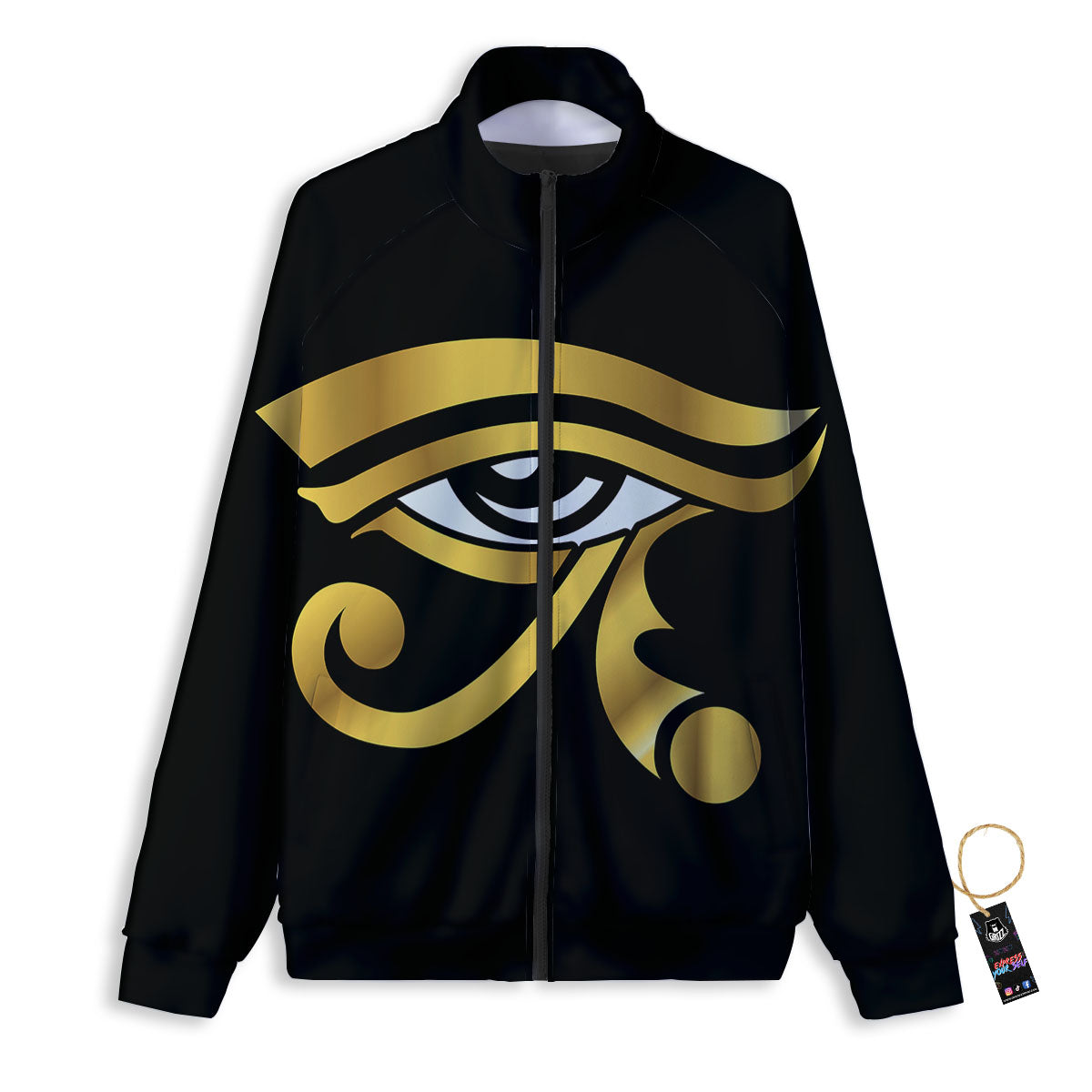 Amulet Eye Of Horus Print Track Jacket-grizzshop