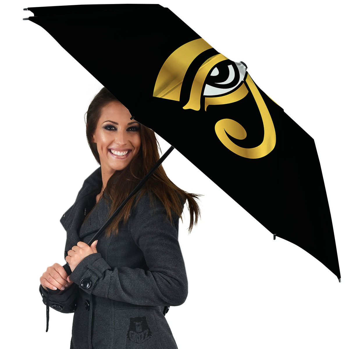 Amulet Eye Of Horus Print Umbrella-grizzshop