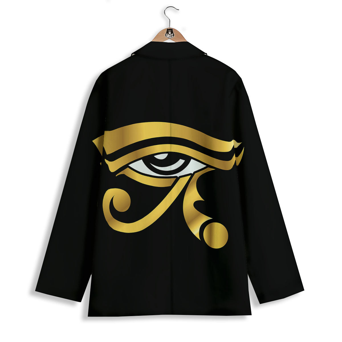 Amulet Eye Of Horus Print Women's Blazer-grizzshop