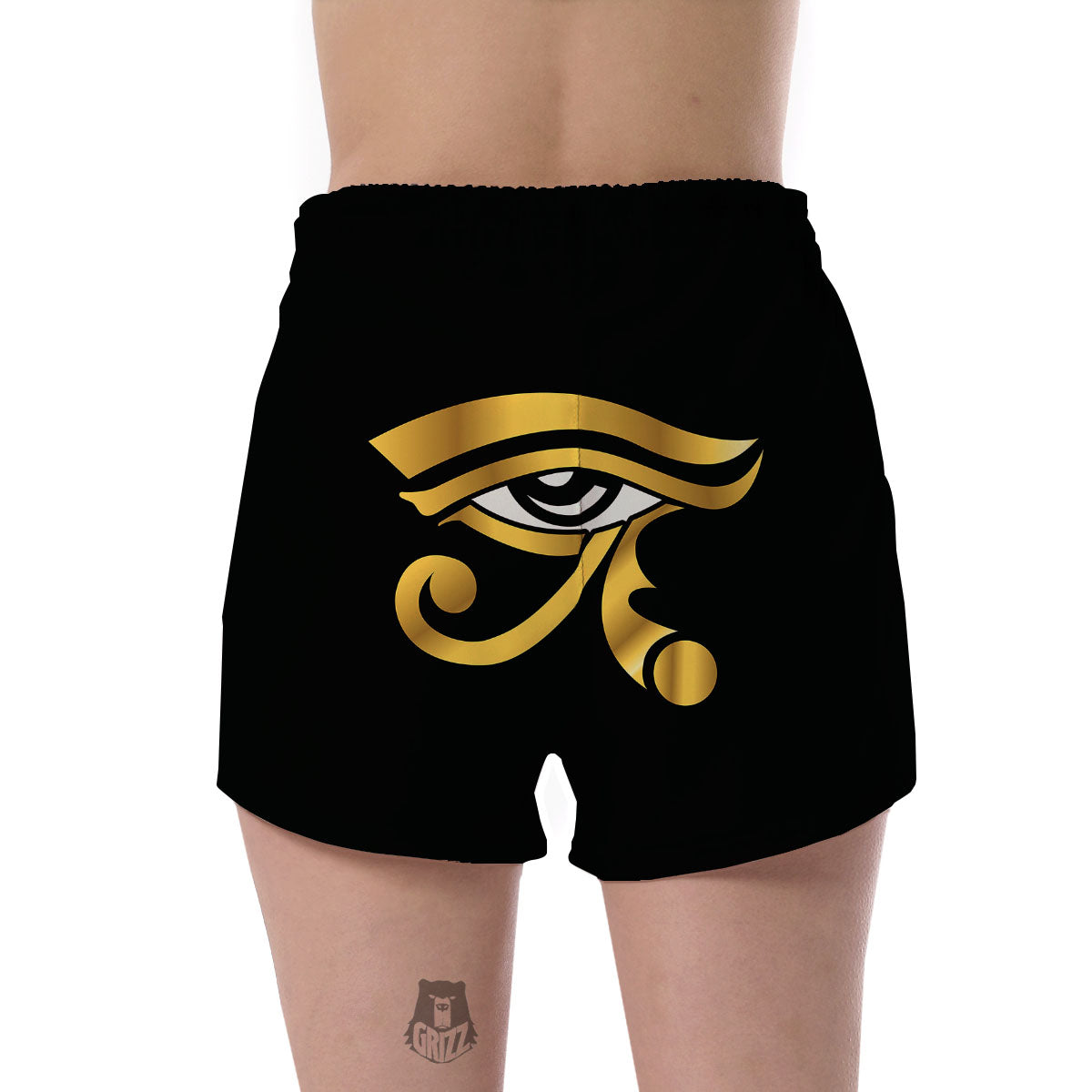 Amulet Eye Of Horus Print Women's Shorts-grizzshop