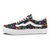 Amusement Park Colorful Print Pattern Skate Shoes-grizzshop