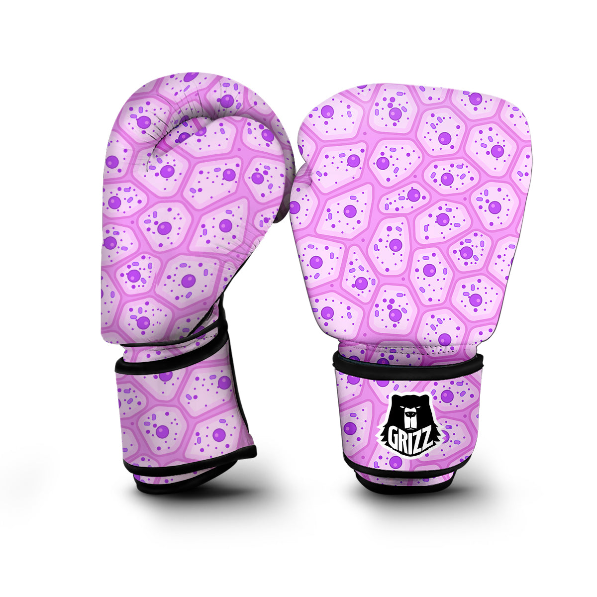 Anatomy Cells Pattern Print Boxing Gloves-grizzshop