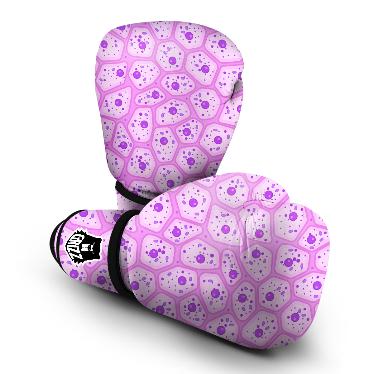 Anatomy Cells Pattern Print Boxing Gloves-grizzshop
