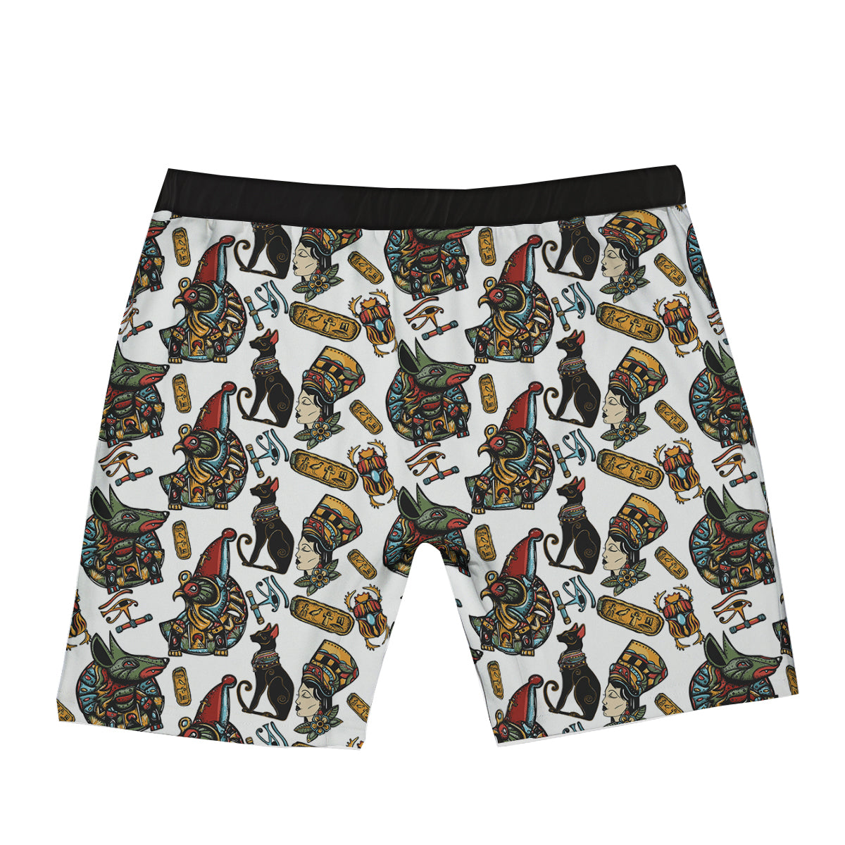 Ancient Egypt Old School Tattoo Print Pattern Boxer Briefs-grizzshop