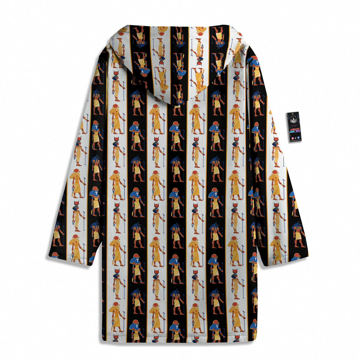 Ancient Egypt Stripe Print Pattern Men's Windbreaker Jacket-grizzshop