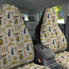 Ancient Egypt Text Print Pattern Car Seat Covers-grizzshop