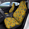 Ancient Egypt Yellow Print Pattern Car Seat Covers-grizzshop