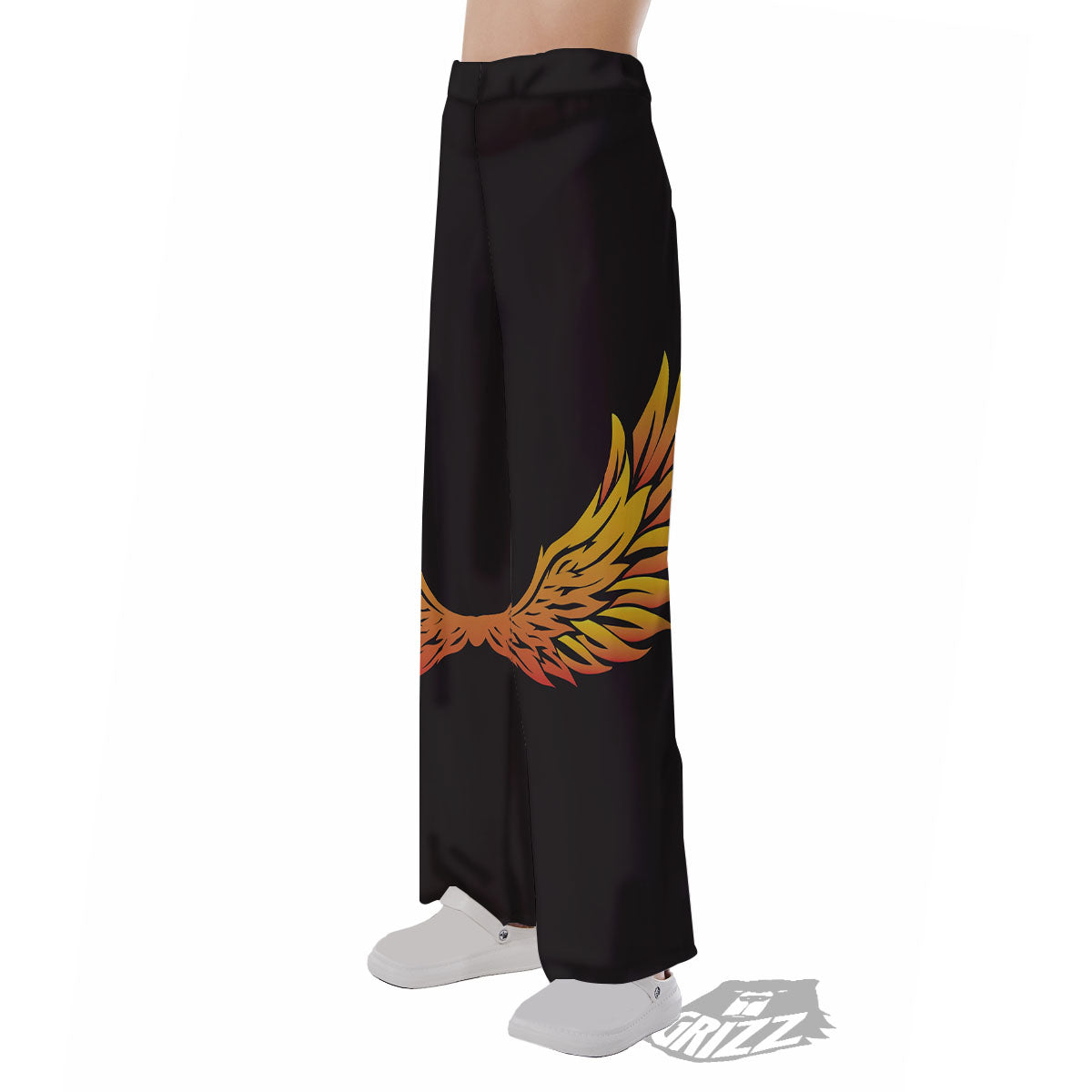 Angel Phoenix Print Pajama Pants-grizzshop