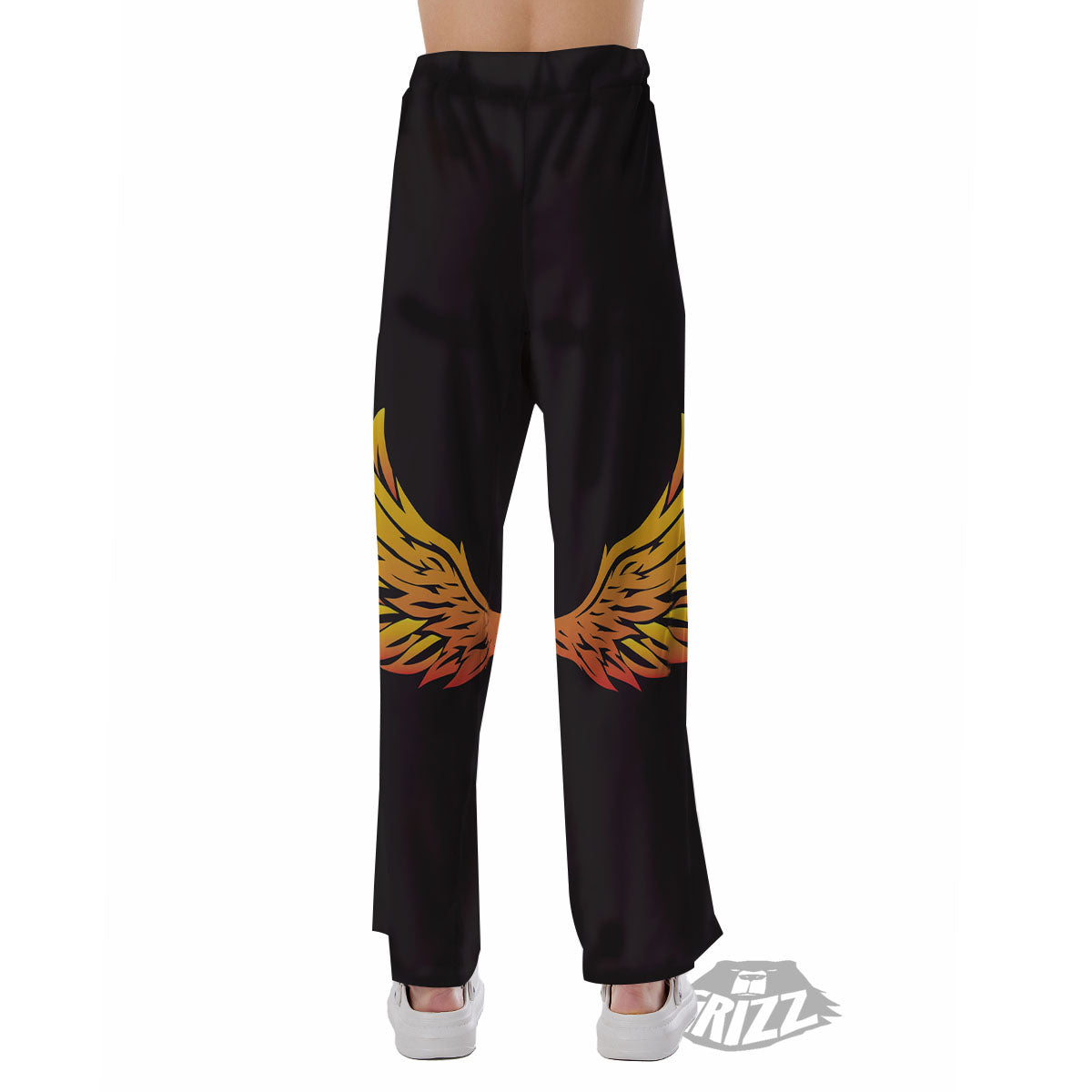 Angel Phoenix Print Pajama Pants-grizzshop
