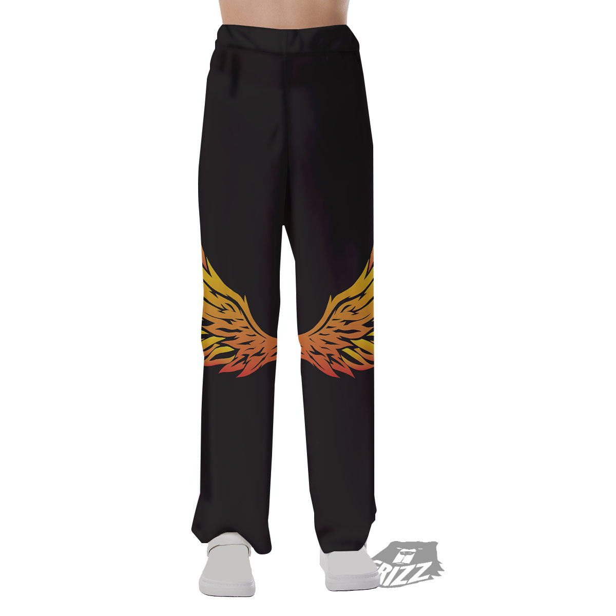 Angel Phoenix Print Pajama Pants-grizzshop