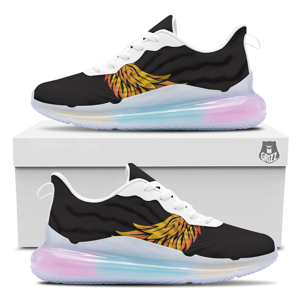 Angel Phoenix Print Running Sneakers-grizzshop