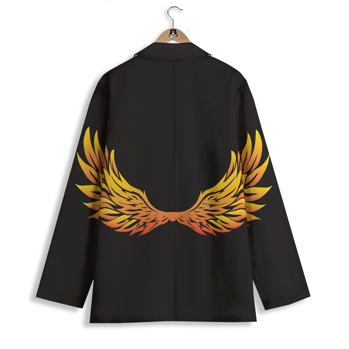 Angel Phoenix Print Women's Blazer-grizzshop