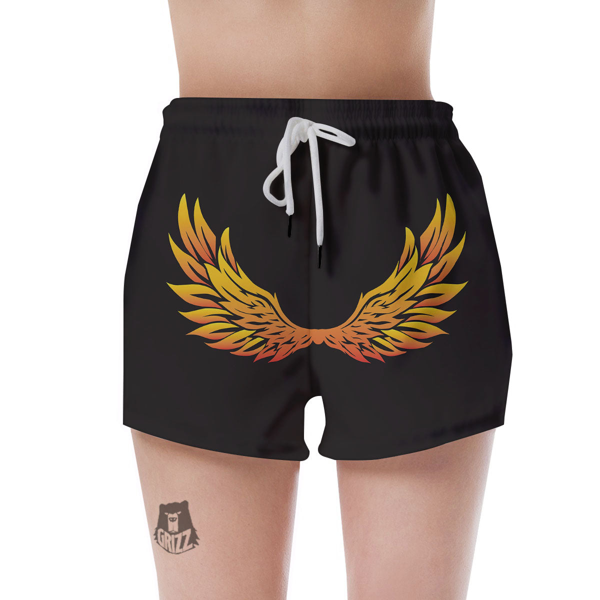 Angel Phoenix Print Women's Shorts-grizzshop