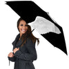 Angel Wings White Print Umbrella-grizzshop