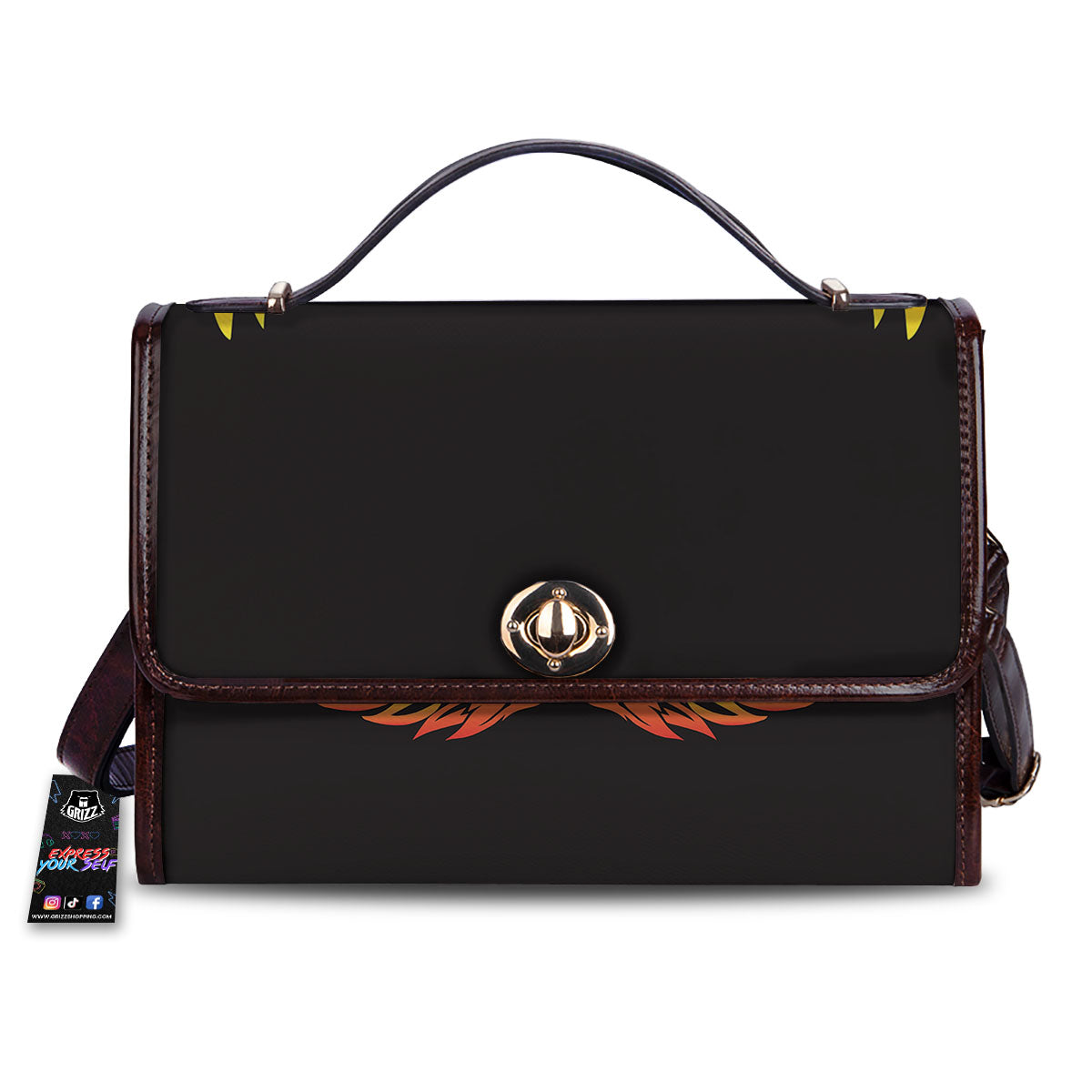 Angel Phoenix Print Women's Satchel Bag