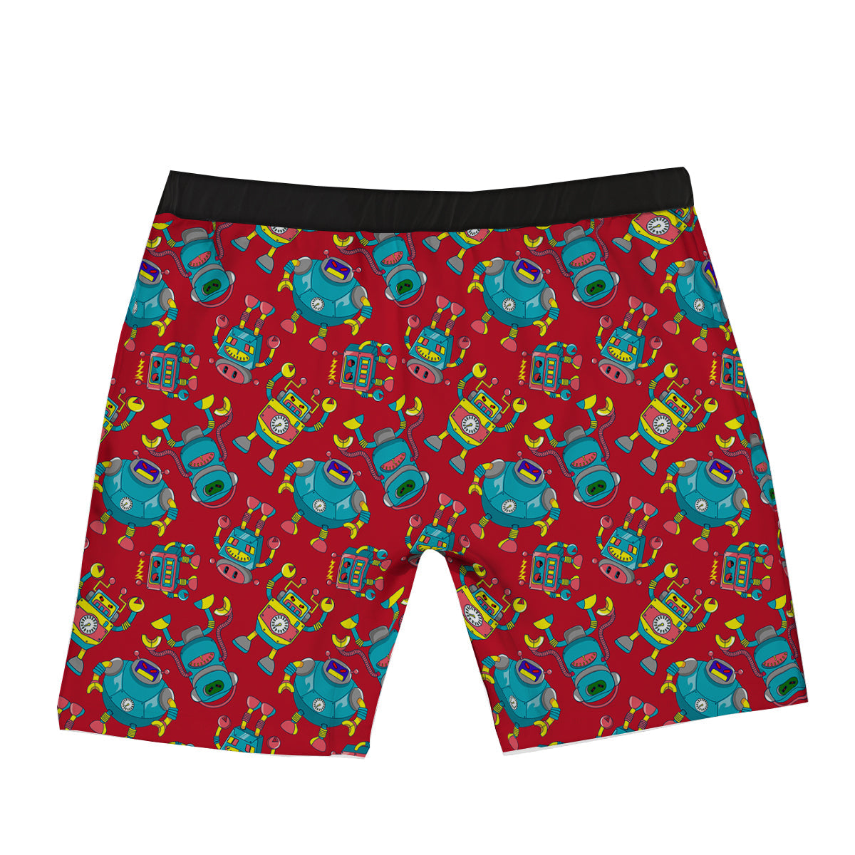 Angry Robot Print Pattern Boxer Briefs-grizzshop