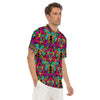 Animal Hippie Psychedelic Men's Golf Shirts-grizzshop