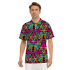 Animal Hippie Psychedelic Men's Golf Shirts-grizzshop